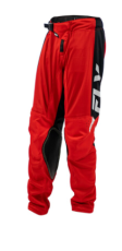 FLY RACING Kinetic Mesh Youth Motocross Breeches - Red / Black / White