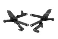 Rear set FXR black KAWAS. GILLES FXR2-K01-B