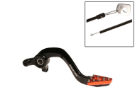 RFX Pro ST Rear Brake Lever (Hard Anodised Black/Orange) - KTM65