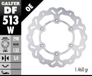 Заден спирачен диск Galfer WAVE FIXED  DISC WAVE FIXED 298x5mm DF513W