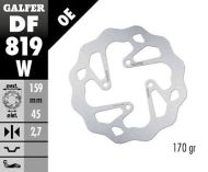 Заден спирачен диск Galfer WAVE FIXED 159,5x2,7mm DF819W
