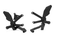 Rear footrests FXR black KAWAS. GILLES FXR-K08-B
