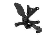 Rear footrests FXR black KAWAS. GILLES FXR-K08-B