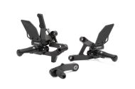 Rear steps VCR BMW M/S 1000 XR BK GILLES VCR38GT2-BM01-B