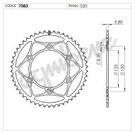 Rear Sprocket TROFEO 367083148 BLACK