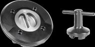 Fuel cap KAW4 BLK GILLES FCAP-04-B