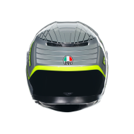 CASTĂ AGV K3 - FORTIFY GRI/NEGRU/GALBEN FLUO