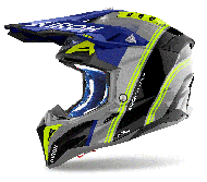 Каска AIROH AVIATOR 3 HIMA BLUE YELLOW