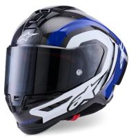 Каска ALPINESTARS Supertech R10 Arius Black/White/Blue
