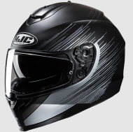 Casca HJC C70N SWAY BLACK/SILVER