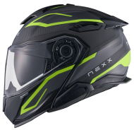 Casca NEXX X.LIFETOUR FLIP UP PRO MILE NEON GREY