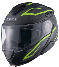 Casca NEXX X.LIFETOUR FLIP UP PRO MILE NEON GREY