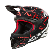 Helmet O'NEAL 1SERIES SPLASH BLACK/RED