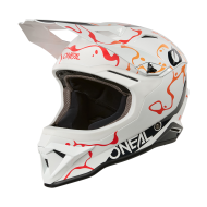 Helmet O'NEAL 1SERIES SPLASH WHITE/ORANGE