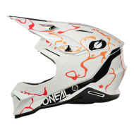 Helmet O'NEAL 1SERIES SPLASH WHITE/ORANGE