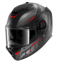 Каска SHARK SPARTAN GT PRO CARBON MEKARIUM МАТ BLACK/GREY/RED