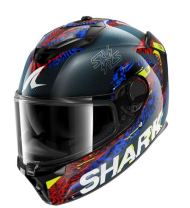 Каска SHARK SPARTAN GT PRO CARBON SPEED-VIB BLACK/BLUE/RED