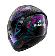 Каска SHARK SPARTAN RS CARBON REPTAIA BLACK/BLUE/PURPLE