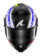 Каска SHARK SPARTAN RS CARBON STREETRUSH BLACK/BLUE/SILVER/YELLOW