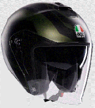 Casca scooter AGV IRIDES SAKAI VERDE MAT/NEGRA