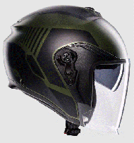 Casca scooter AGV IRIDES SAKAI VERDE MAT/NEGRA