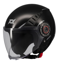 КАСКА ЗА СКУТЕР METRO S SOLID V2 A1 BLACK GLOSS