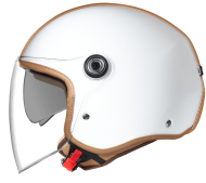 Casca scuter NEXX Y.10 MIDTOWN WHITE CAMEL