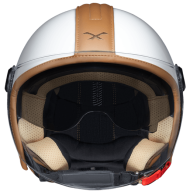 Casca scuter NEXX Y.10 MIDTOWN WHITE CAMEL