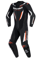 ALPINESTARS ΔΕΡΜΑΤΙΝΗ TEAM 1 ΤΕΜΑΧΙΟ GP FORCE V2 Μαύρο/Λευκό/Φθορίζον Κόκκινο