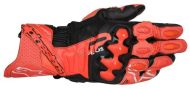 Leather gloves ALPINESTARS GP+ R V3 LTHR RED Fluo