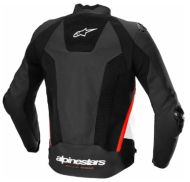 JACHETA MOTOCICLETA PIELE ALPINESTARS Missile V3 Airflow BLK/WHT/RD