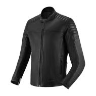 Geaca de piele de motociclete SECA WANTED II BLACK