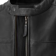 Geaca de piele de motociclete SECA WANTED II BLACK
