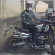 Geacă moto din piele SPIDI CLUBBER GREEN/ICE