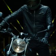 Geaca din piele motociclete SPIDI GARAGE BLACK