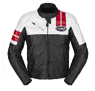 Кожено мото яке SPIDI ROAR WHITE/RED/BLACK