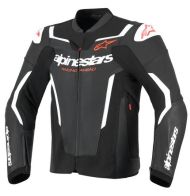 Кожено яке ALPINESTARS GP FORCE V2 BK/WHT
