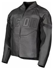 Jachetă de piele ICON Contra3™ RIZZ RIZZ STEALTH