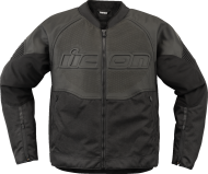 Geaca de piele ICON Overlord3™ CE NEGRA