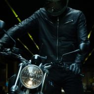Кожено яке за мотор SPIDI GARAGE ROBUST BLACK