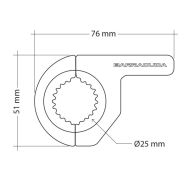 THE TUBOLAR SUPPLEMENTARY LIGHT BRACKET SET