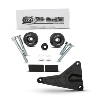 Protecții de protecție R&G RACING Aero, negre, pentru BMW S1000RR 25-26