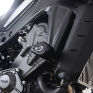 Προστατευτικά R&G RACING Aero από συγκρούσεις - Μαύρα Yamaha MT 09/Tracer 9/XSR 900