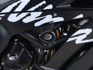 R&G RACING Aero Crash Protectors - White Kawasaki ZX10-R/RR 21-25