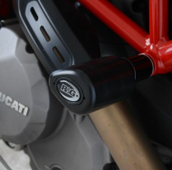 Dopuri de protecție R&G RACING Aero Crash Protectors Negre Ducati 950 Hypermotard 19-25