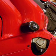Προστατευτικά R&G RACING Aero για Ducati Panigale V4 18-24 σε μαύρο χρώμα