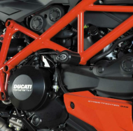 Προστατευτικά πρόσκρουσης R&G RACING Aero Μαύρα Ducati Streetfighter 848 12-15