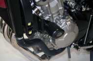 Protecții aerodinamice R&G RACING pentru Honda CB600N/F Hornet, negre