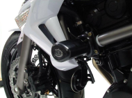Προστατευτικά πρόσκρουσης R&G RACING Aero Μαύρα Kawasaki ER-6 N 09-11
