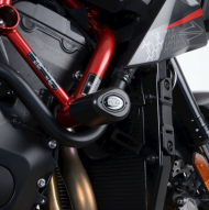Προστατευτικά πρόσκρουσης R&G RACING Aero Μαύρα Kawasaki ZH2 20-25